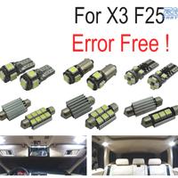KIT 23 LAMPADE LED INTERNE BMW X3 F25 11-17