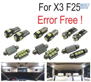 KIT 23 LAMPADE LED INTERNE BMW X3 F25 11-17