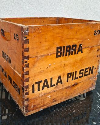 Cassa Birra Itala Pilsen anni 60