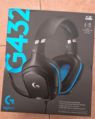 Cuffie Logitech G432 Nuove Sigillate Con Audio 7.1