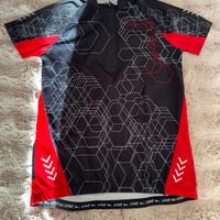 Maglia Ciclismo Crivit M Nero/Rosso