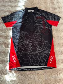 Maglia Ciclismo Crivit M Nero/Rosso