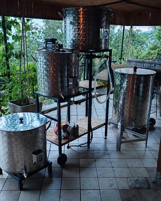 impianto  birra professionale Easy 100 polsinelli 