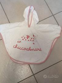 accappatoio a poncho per neonati