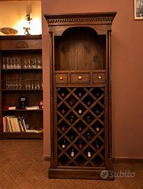 Mobile bar / enoteca / casa in legno massello
