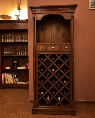 Mobile bar / enoteca / casa in legno massello
