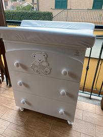 Fasciatoio cassettiera