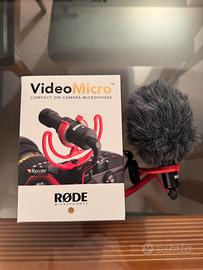 Microfono RØDE VideoMicro per fotocamera