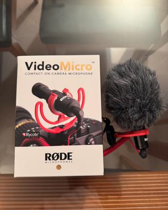 Microfono RØDE VideoMicro per fotocamera