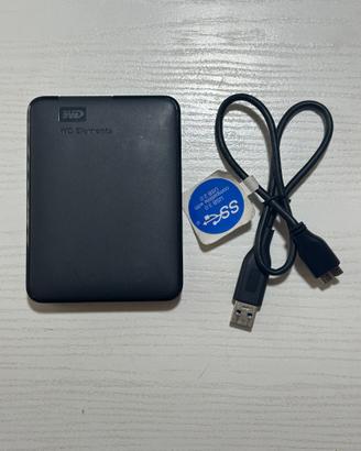 HDD Esterno Western Digital 1TB Elements