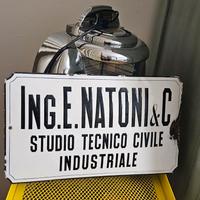 tabella Smaltata bombata 