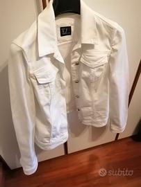 giubbotto jeans bianco