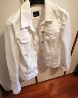 giubbotto jeans bianco
