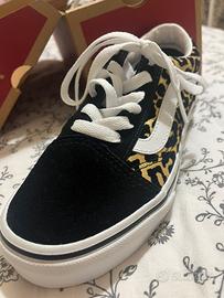 VANS OLD SKOOL LEOPARD BAMBINA - nuove con scatola