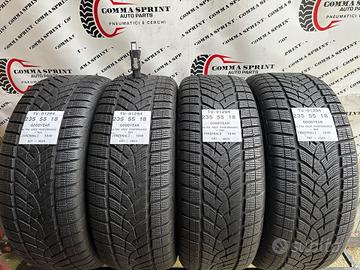 4 PNEUMATICI 235/55 R18 GOODYEAR INVERNALI 75%