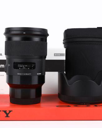 Sigma 50mm f1.4 ART Sony E USATO GARANTITO PER DUE