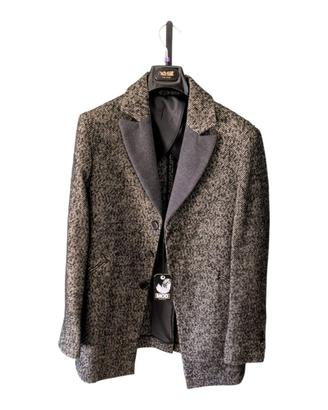 Cappotto spigato uomo taglia 46 Made in Italy