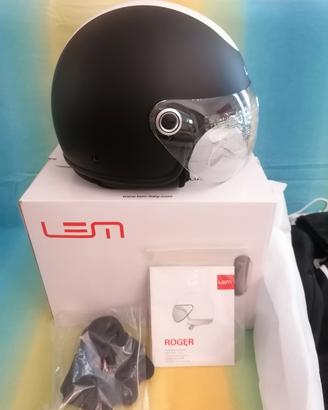 casco lem Roger jet nuovo XS scooter moto 