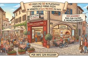 Bar con cucina rateizzabile