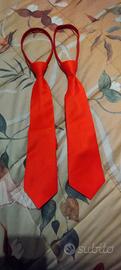 cravatte rosse 2pezzi
