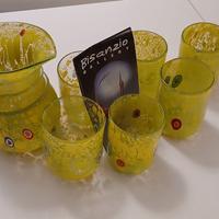 Murano: bicchieri e caraffa