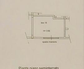 Box auto 20 mq zona nazionale appia-curti