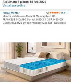  materasso  140x190 