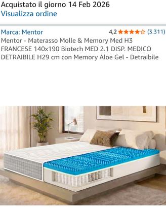  materasso  140x190 