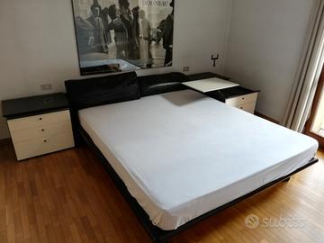 letto con comodini senza materasso 