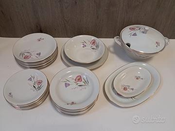 Servizio piatti porcellana Bavaria 24 pezzi