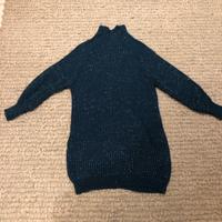 Vestito maglione collo alto donna