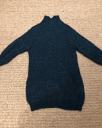 Vestito maglione collo alto donna