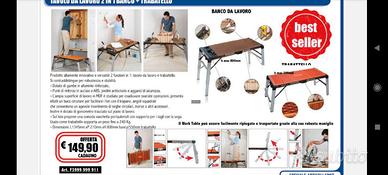 Banco da lavoro e trabatello