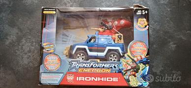 TRANSFORMERS ENERGON IRONHIDE HASBRO RARO - NISB