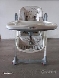 Seggiolone Convivio marca Brevi pieghevole