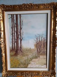 QUADRO dipinto a olio