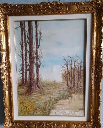 QUADRO dipinto a olio
