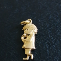 Ciondolo in oro mascotte di Lascia o Raddoppia