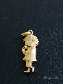 Ciondolo in oro mascotte di Lascia o Raddoppia