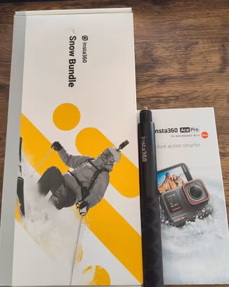Insta360 Ace Pro + Snow Bundle + Selfie Stick + Mi