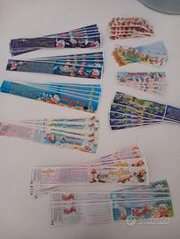 50 cartine bpz kinder foglietti collezione 