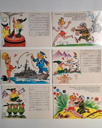 Cartoline Militari Anni '90 - Ricordi della Naja