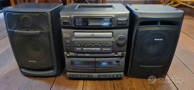 aiwa NSX-E6EZ  con 2 casse , no cavo alimentazione