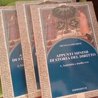 Appunti minimi di storia del diritto S. Gasparini