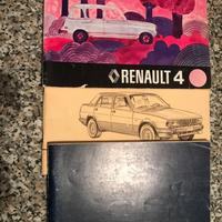 Libretti uso e manutenzione auto d’epoca