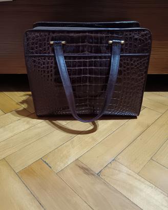 Borsa in vero coccodrillo 