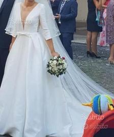 Abito sposa Atelier Emè Harriet 2018 con velo