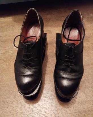 Scarpe donna nere vera pelle CAMPER 
