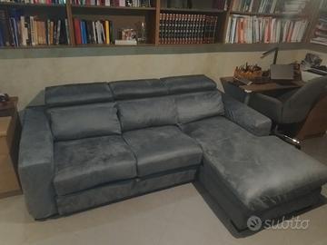 Divano letto 3 posti con penisola 