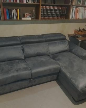 Divano letto 3 posti con penisola 